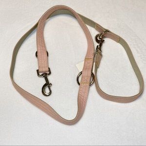 Martha Stewart Pets 6’ Dog Leash Coated Linen Pink Euro Lead NEW!